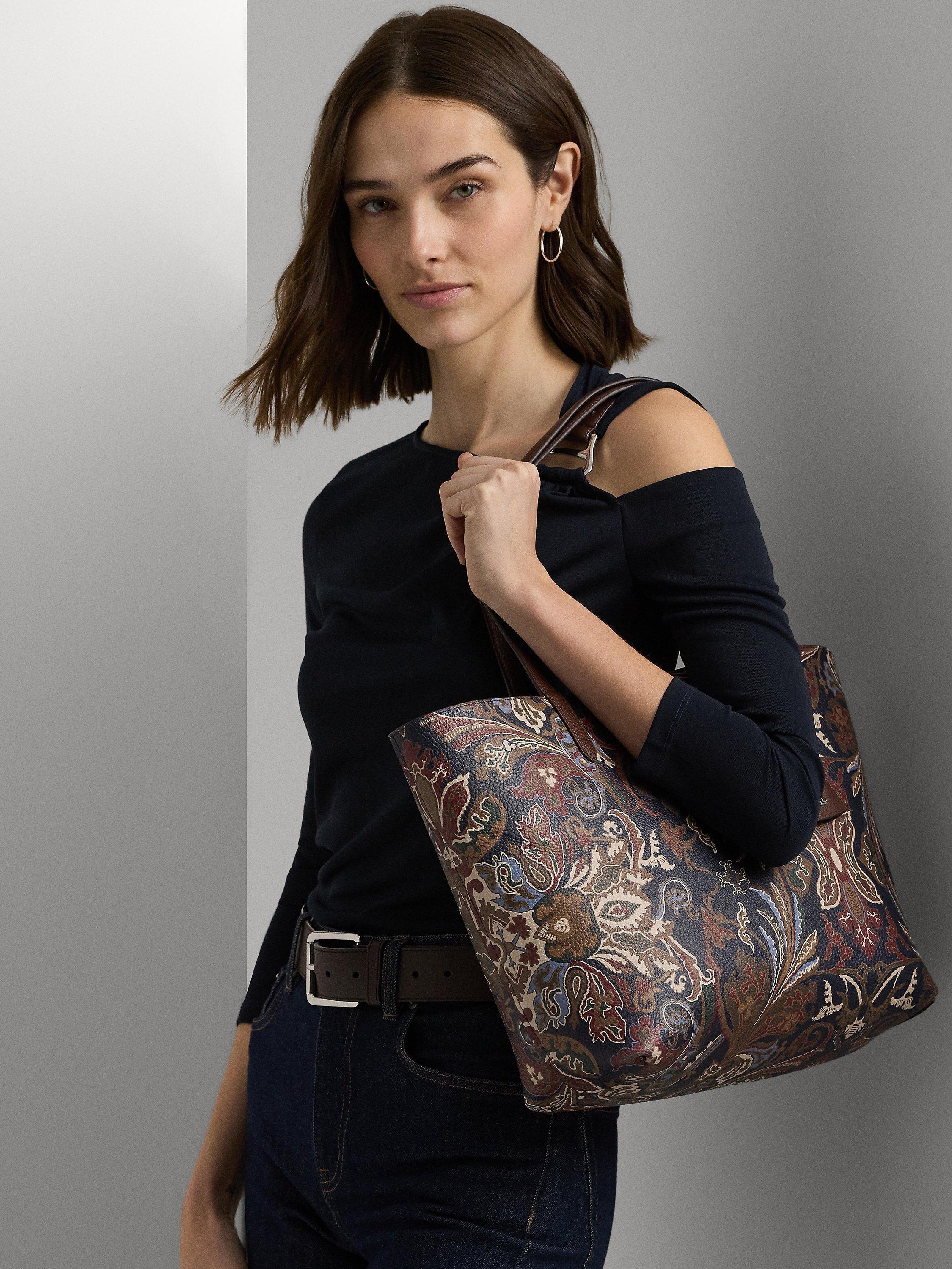 Lauren Ralph Lauren Faux Leather Reversible Tote Bag
