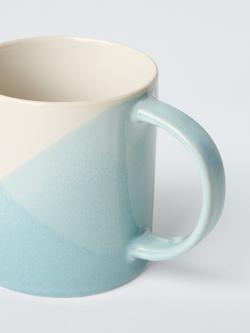 John Lewis Harlequin Stoneware Mug, 300ml - view 2, Blue