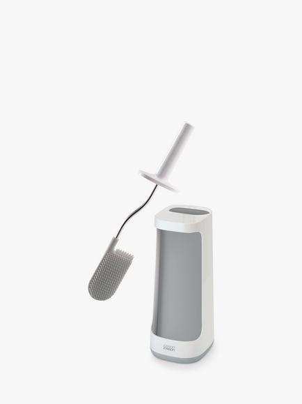 Joseph Joseph Flex™ Plus Toilet Brush and Caddy, Grey, Grey