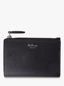 Mulberry Continental Bifold Wallet, Black, Black