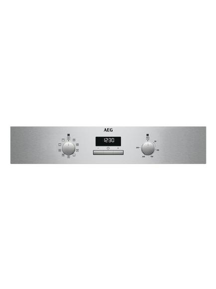 AEG BSX23101XM Built In Electric Single Oven, Stainless Steel - view 2, Stainless Steel