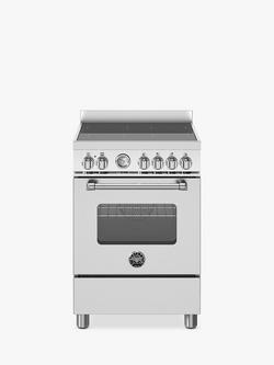 Bertazzoni Master Series 60cm Electric Range Cooker with Induction Hob, Stainless Steel