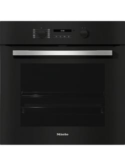 Miele H2766-1BP AirFry Built In Electric Single Oven, Black, Black