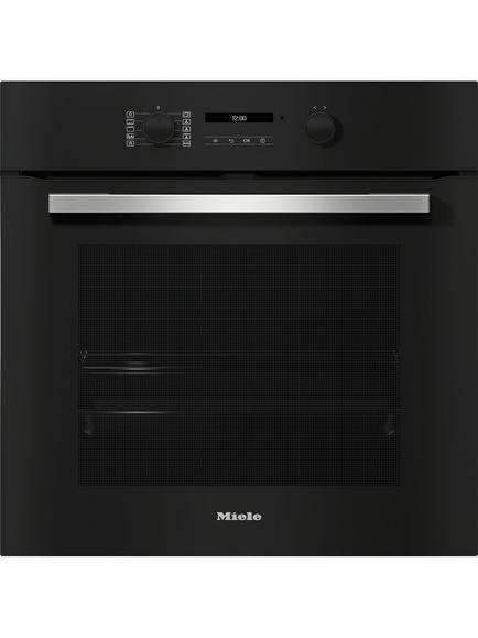 Miele H2766-1BP AirFry Built In Electric Single Oven, Black, Black