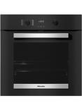 Miele H2455BP Built-In Electric Single Oven, Black