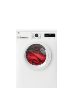 AEG LFX50844B Freestanding Washing Machine, 8kg Load, 1400rpm Spin, White, White