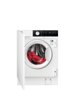 AEG LFX6G7434BI, Integrated Washing Machine, 7kg Load, 1400rpm Spin, White, White