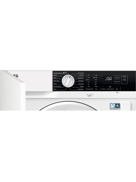 AEG LFX6G7434BI Integrated Washing Machine, 7kg Load, 1400rpm Spin, White - view 2, White
