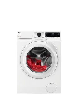 AEG LFX50942B Freestanding Washing Machine, 9kg, 1400rpm Spin, White, White