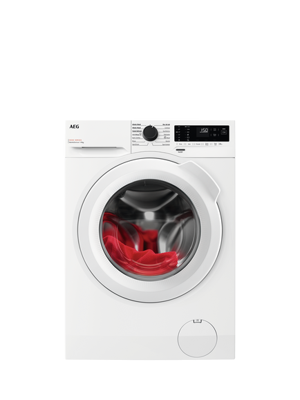 AEG LFX50942B Freestanding Washing Machine, 9kg, 1400rpm Spin, White, White