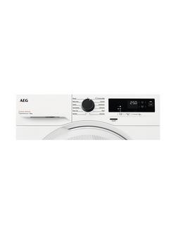 AEG TXH508A4R Freestanding Heat Pump Tumble Dryer, 8kg Load, White - view 2, White