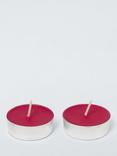 John Lewis Spiced Clementine & Pomegranate Scented Tealights, Set of 18