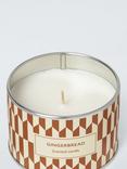 John Lewis Gingerbread Tin Scented Candle, 147g