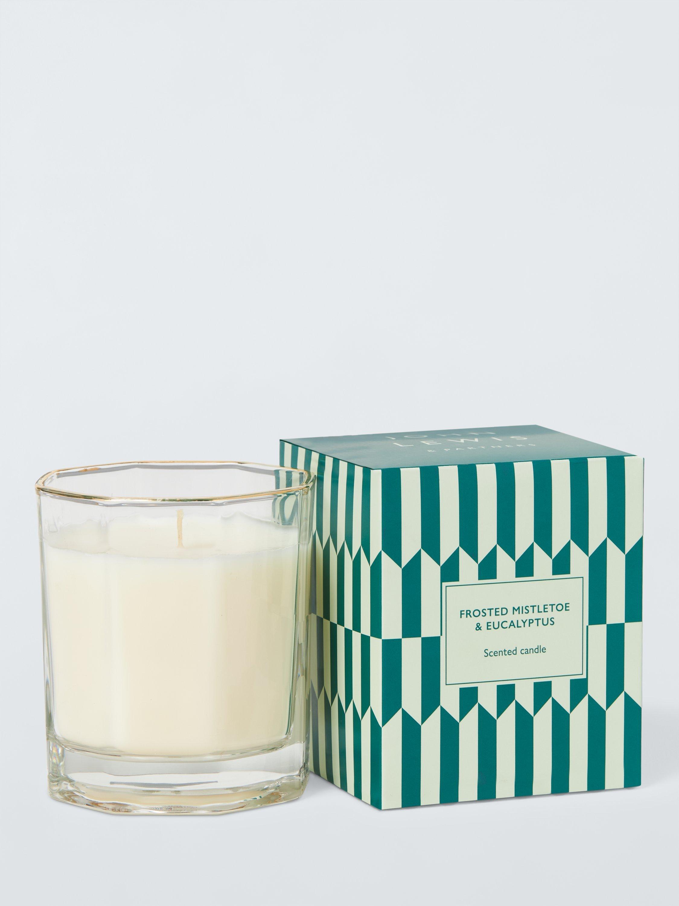 John Lewis Mistletoe & Eucalyptus Scented Candle, 484g