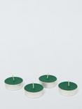 John Lewis Frosted Mistletoe & Eucalyptus Scented Tealights, Pack of 18