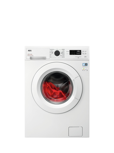 AEG LWX60846B Freestanding Washer Dryer, 4kg/8kg Load, 1600rpm Spin, White, White