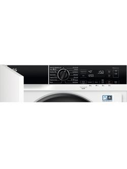 AEG L7WC84636BI Integrated Washer Dryer, 8/4kg Load, 1600rpm Spin, White - view 2, White