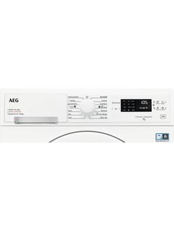 AEG LWX60746B WD Freestanding Washer Dryer, 7kg/4kg Load, 1600rpm Spin, White - view 2, White