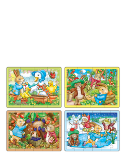 Orchard Toys Peter Rabbit 4-in-a-Box Puzzles - view 2, Multi