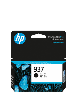 HP 937 Black Original Ink Cartridge, Black