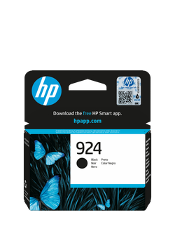 HP 924 Black Original Ink Cartridge, Black