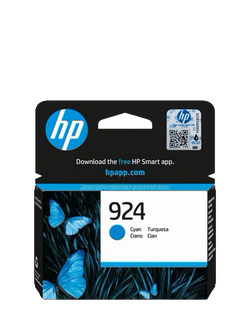 HP 924 Cyan Original Ink Cartridge, Cyan