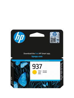 HP 937 Yellow Original Ink Cartridge, Yellow