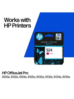 HP 924 Magenta Original Ink Cartridge - view 2, Magenta