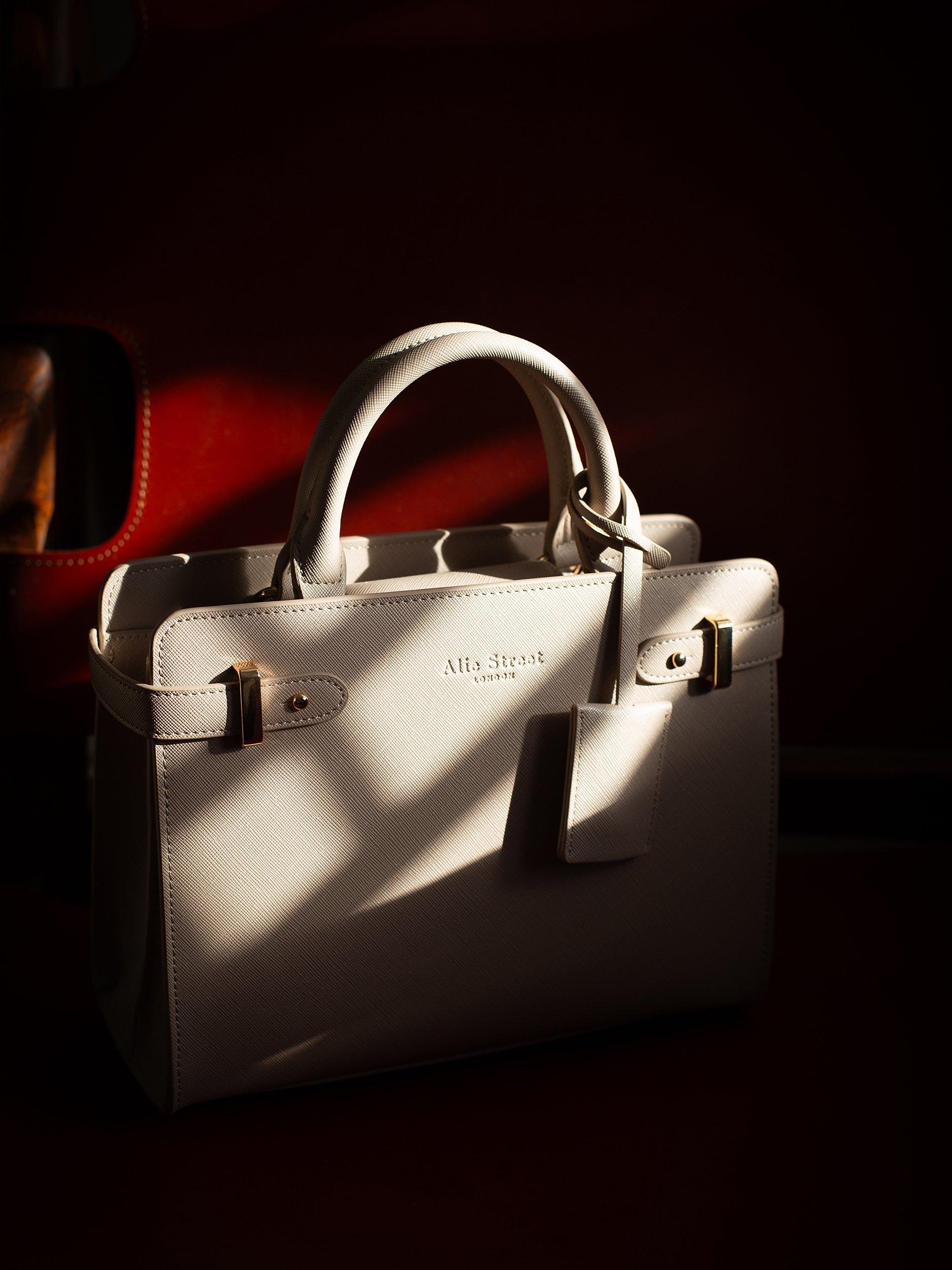 Product image 4 of 9, which shows Alie Street Derby Handbag, Classic Taupe