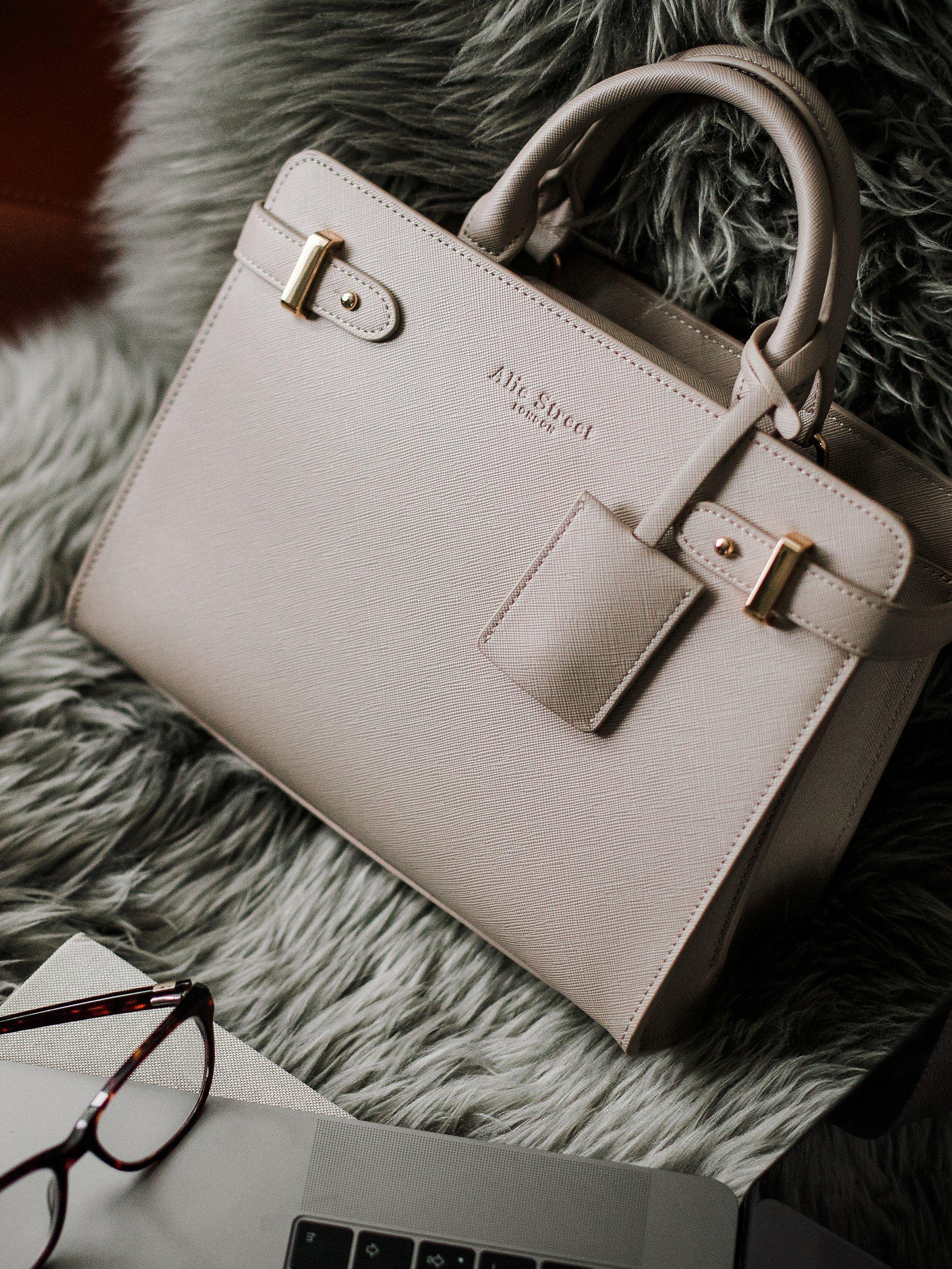Product image 5 of 9, which shows Alie Street Derby Handbag, Classic Taupe