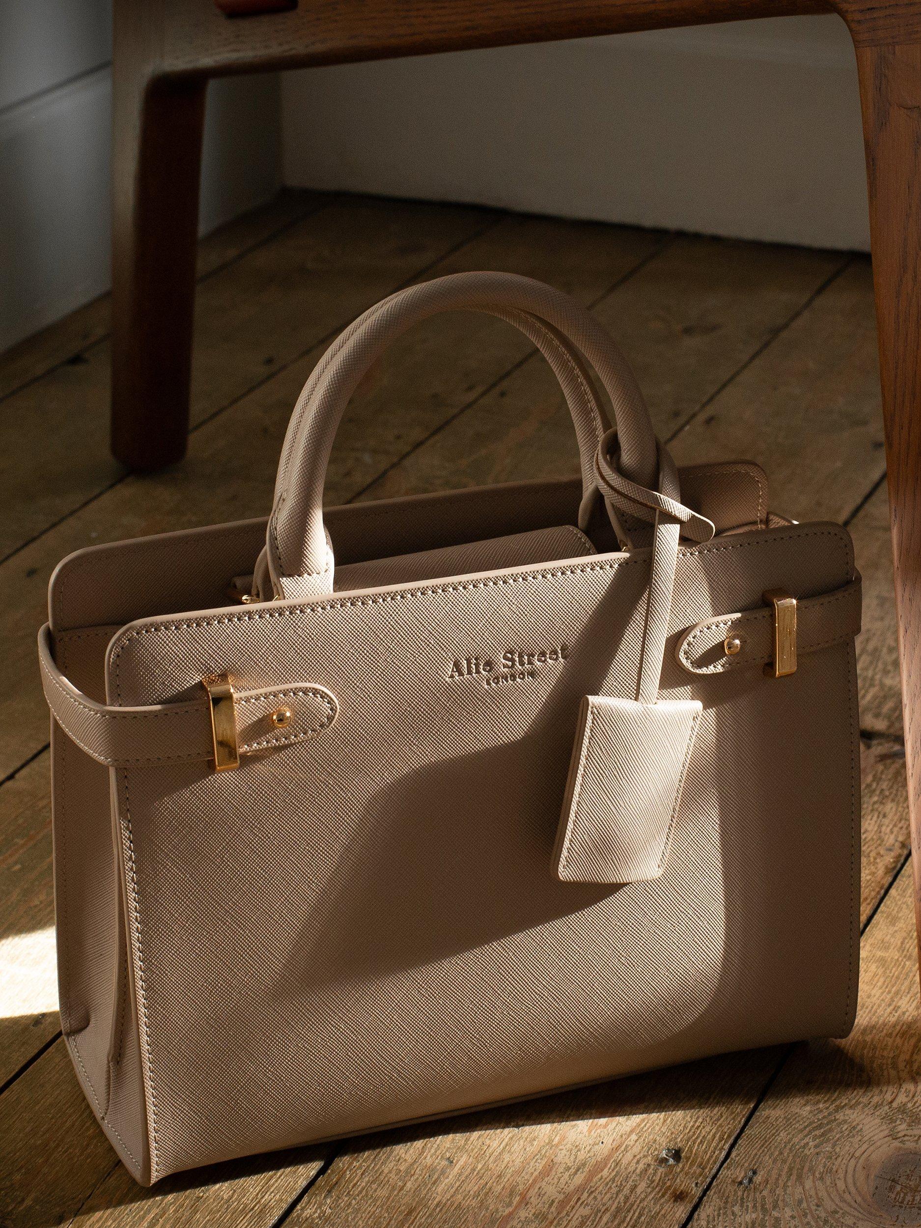 Product image 6 of 9, which shows Alie Street Derby Handbag, Classic Taupe