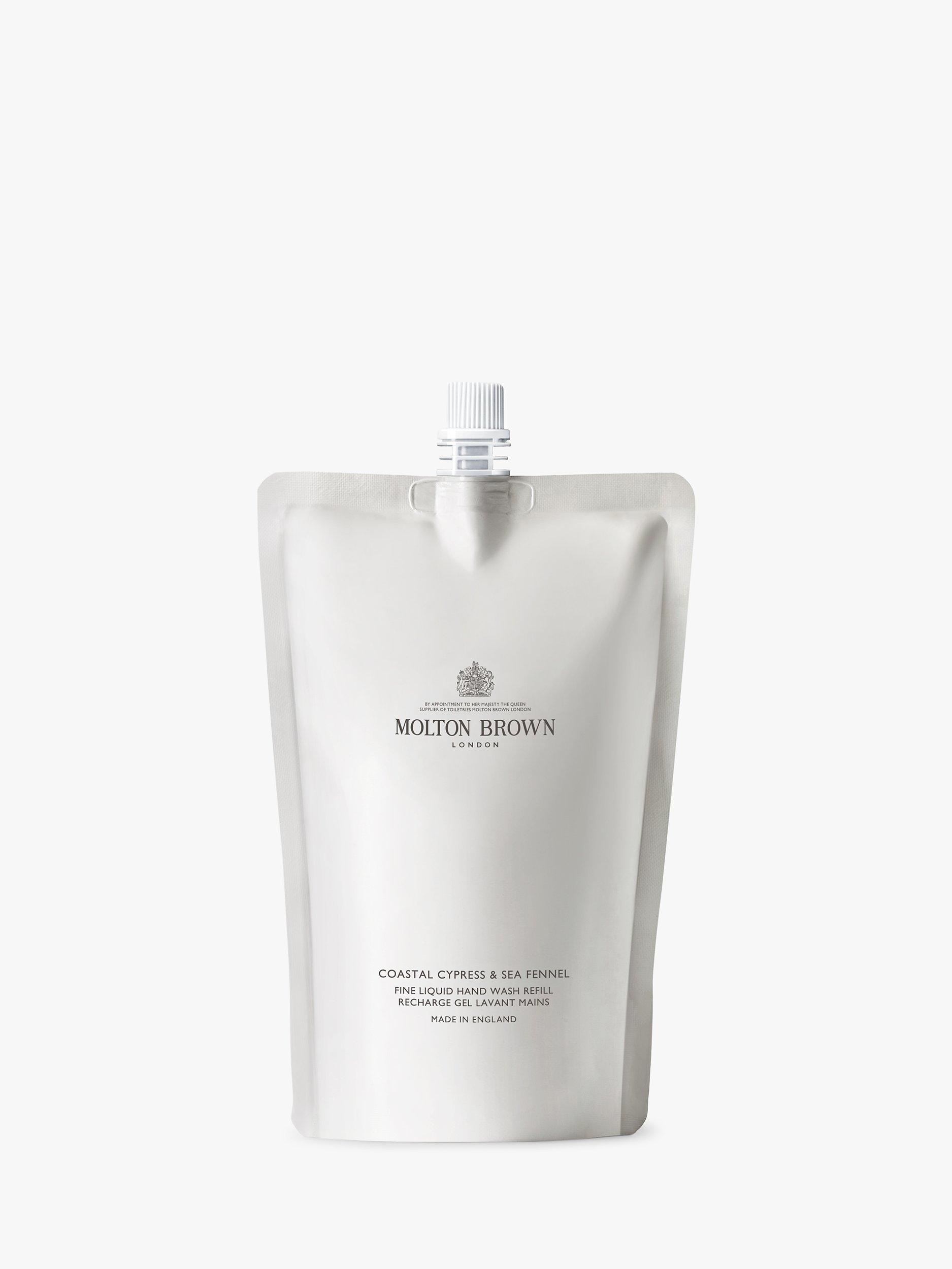 Product image 1 of 1, which shows Molton Brown Coastal Cypress & Sea Fennel Fine Liquid Hand Wash Refill, 400ml