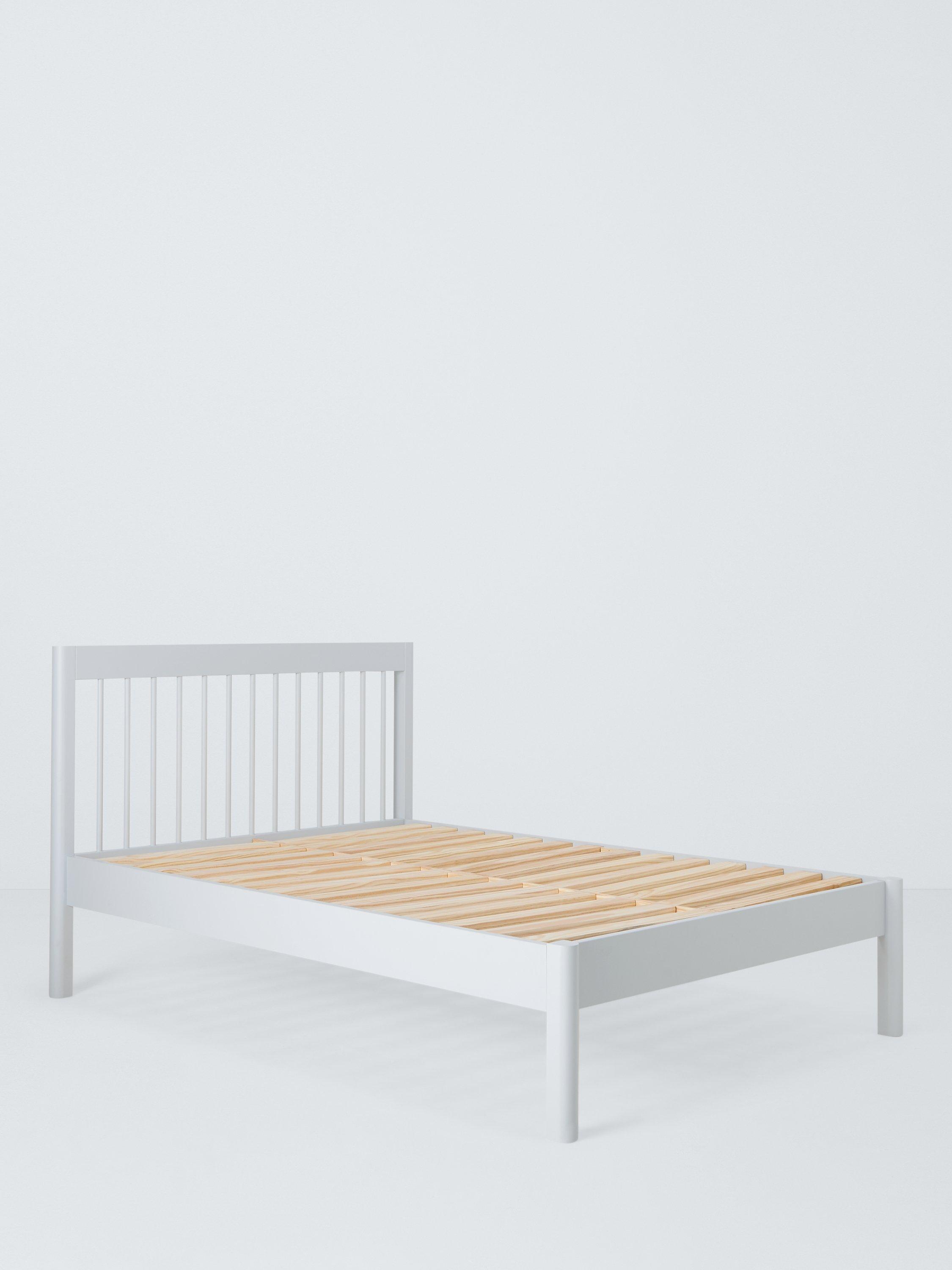 John Lewis Spindle Bed Frame, Double, Grey, Seconds