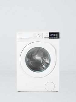 John Lewis JLWD7852 Freestanding Washer Dryer, 8kg/5kg Load, 1400rpm Spin, White, White