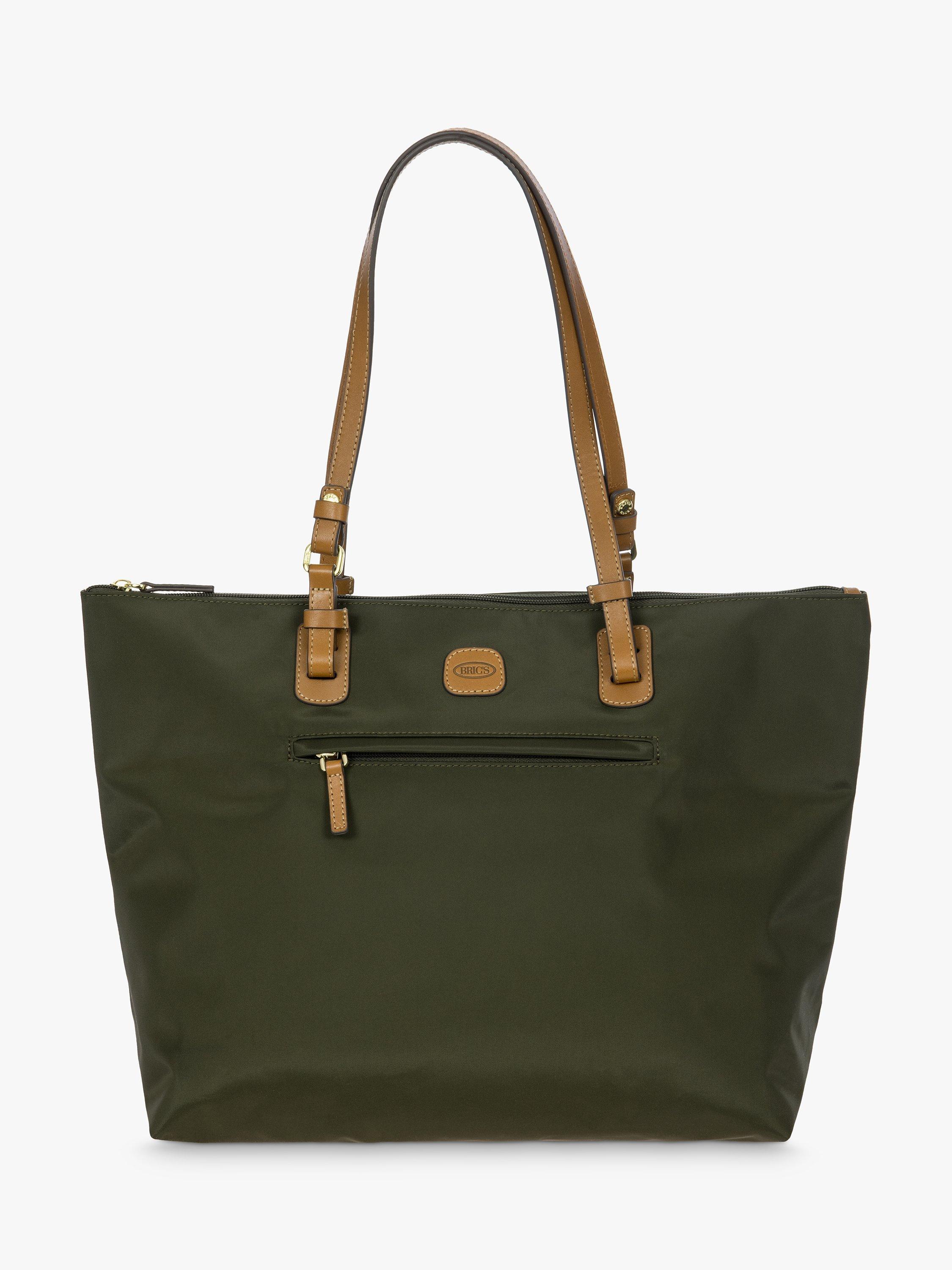 Product image 1 of 6, which shows Bric's X-Collection 2-in-1 Sportina Large Shopper Bag, 24L, Olive