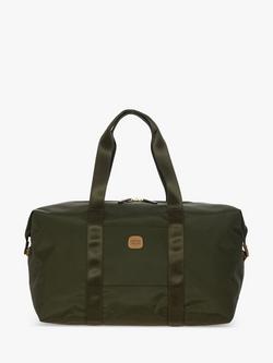 Bric's X-Collection 2-in-1 Medium Foldable Holdall Bag, 23L, Olive