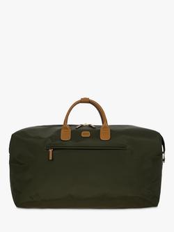 Bric's X-Collection 2-in-1 Luxury Holdall Bag, 35L, Olive