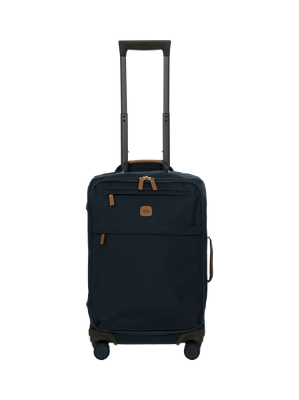 Bric's X Travel 4-Wheel 55cm Carry On Trolley Suitcase, Navy