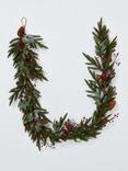 John Lewis Berries and Pine Cones Garland, L180cm