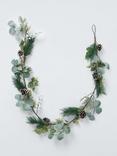 John Lewis Snowy Eucalyptus Garland, L180cm