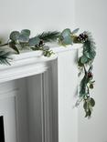 John Lewis Snowy Eucalyptus Garland, L180cm