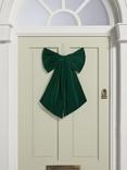 John Lewis Giant Velvet Bow, Green