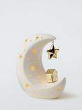 John Lewis Ceramic Moon LED Decoration