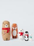 John Lewis Animal Nesting Dolls, Set of 5