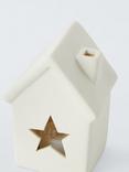 John Lewis Ceramic Mini Star House LED Decoration