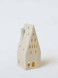 John Lewis Trinket & Treasure Ceramic LED Tall House, White