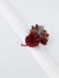 John Lewis Festive Pinecone Napkin Rings, Set of 4, Multi