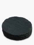 Selbrae House Round Slate Coasters, Set of 4