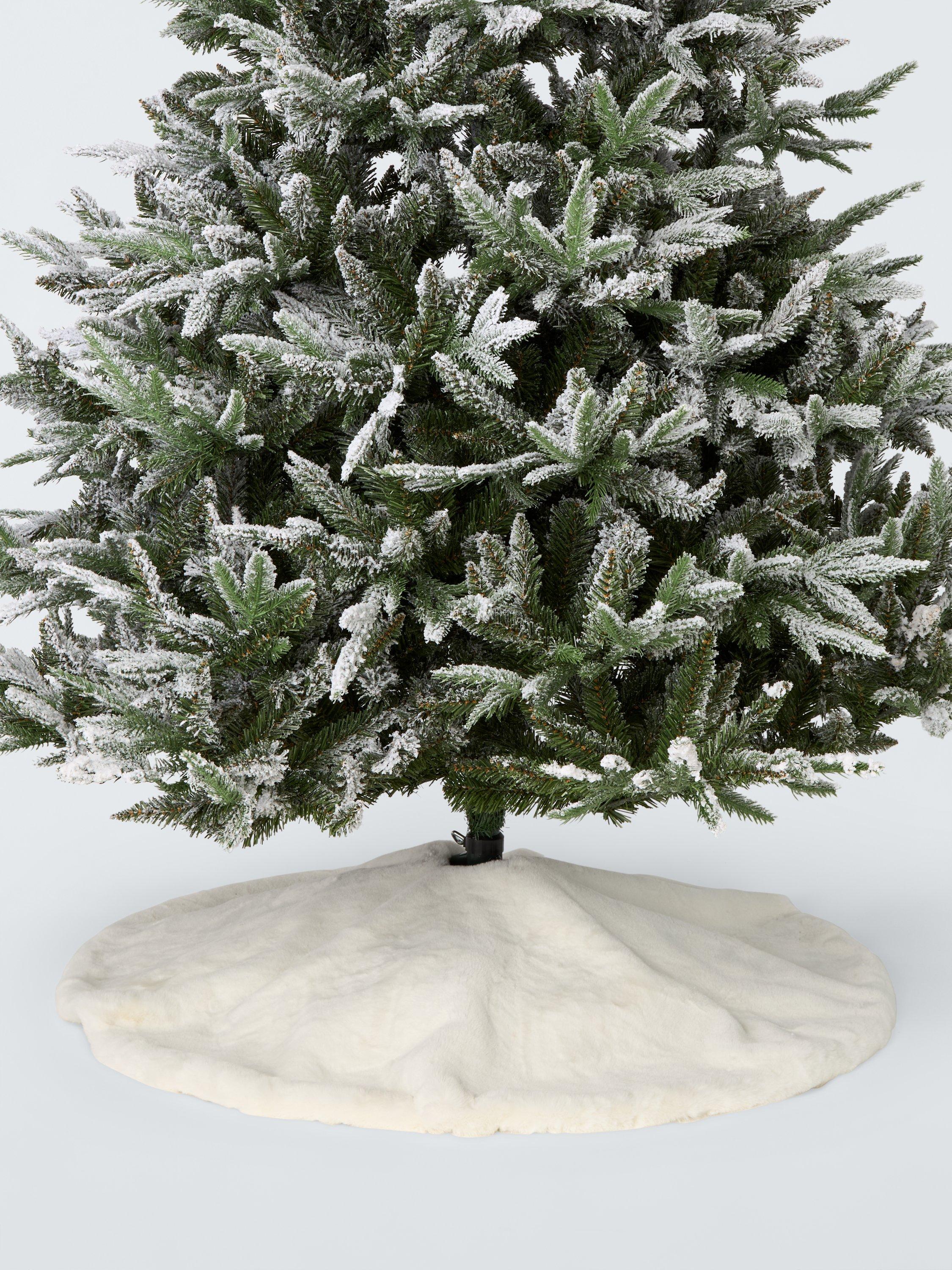 John Lewis Wisdoms & Wonder Faux Fur Tree Skirt, White