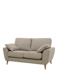 John Lewis Ambleside Small 2 Seater Sofa, Light Leg, Textured Weave Natural